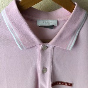 Prada men polo, size S